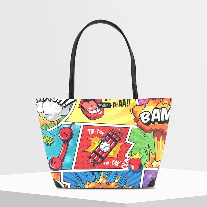 Bolso V de Gracia P - Hecho en Italia - Cómics para venta al por mayor de GLOBALSHOP SRL