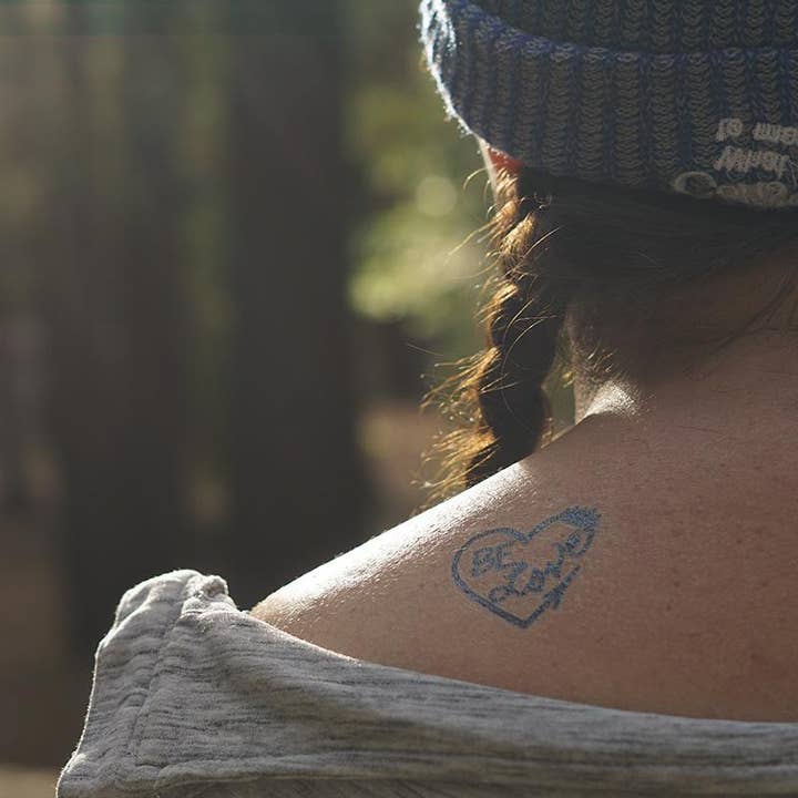 Be Love (Heart) Manifestation Tattoo for wholesale by Conscious Ink