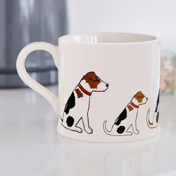 Caneca Cachorros Travessos - Jack Russell por atacado de Sweet William Designs