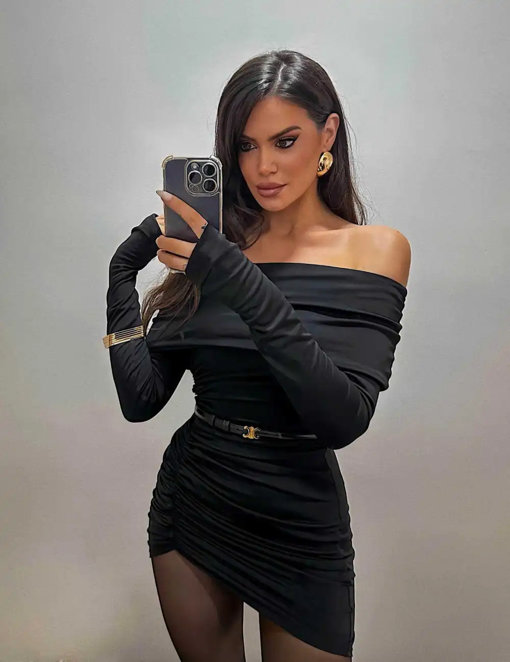 Chilli Girl Collection - Vendita all'ingrosso Vestito - Donna - Vestito corto stile bandeau con maniche a guanto8