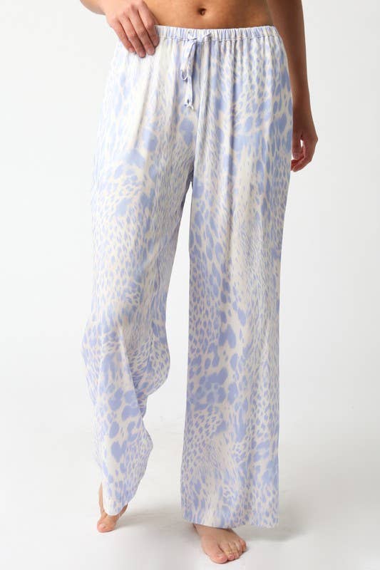 Léopard bleu Pantalon Léopard Della en vente sur Faire0