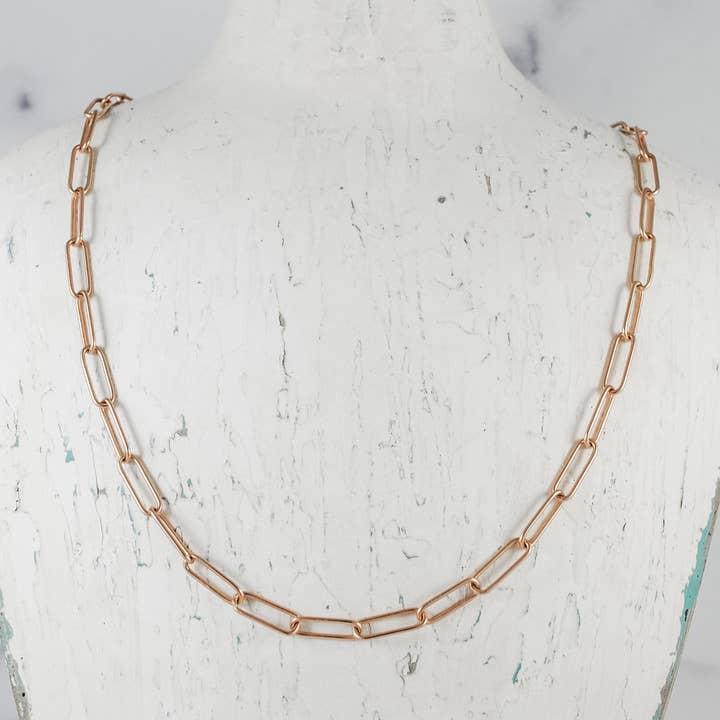 Cameron Kruse Designs - Wholesale Link & Chain Necklace - Petite Paperclip Chain - gold-filled