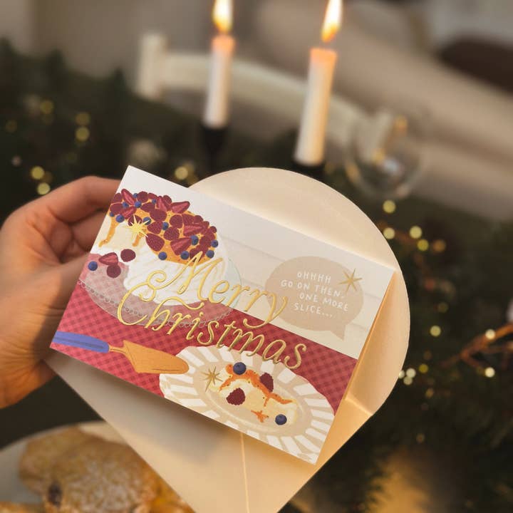 Daymaker Stationery - Wholesale Birthday card - 'Merry Christmas' Boxed Card Set (6pk) with Gold Foil6