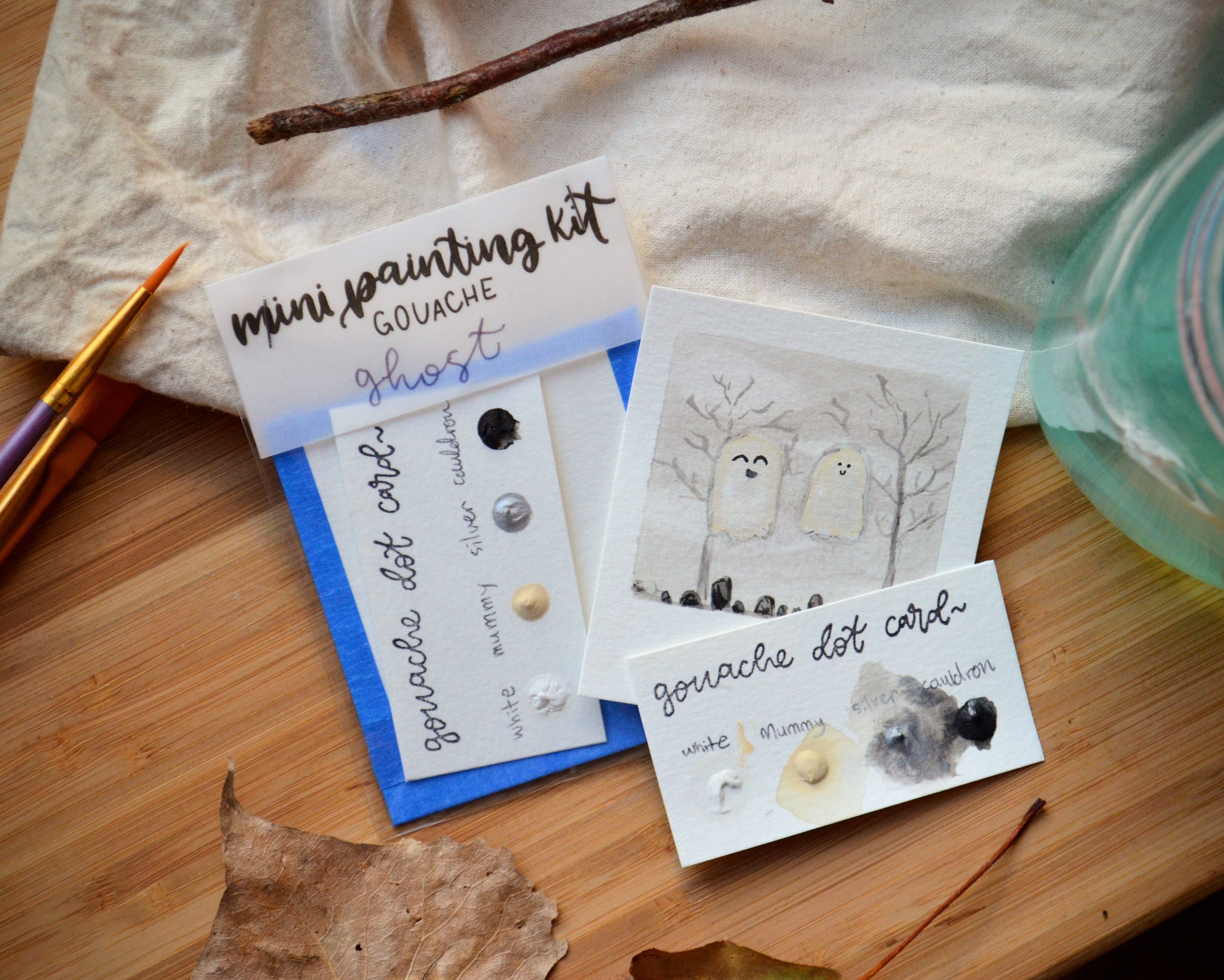 Lavender Chai Co. – Engroshandel DIY-hobbysæt – Mini Malersæt - Spøgelser - SÆSONBETONET0