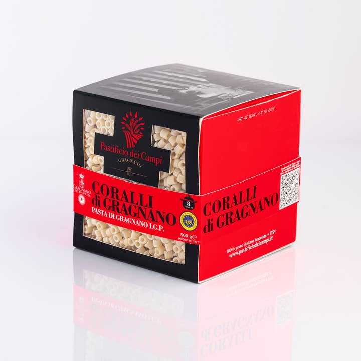 Pâtes de Gragnano IGP - Coralli, 500g 100% Fabriqué en Italie pour la vente par Pastificio dei Campi