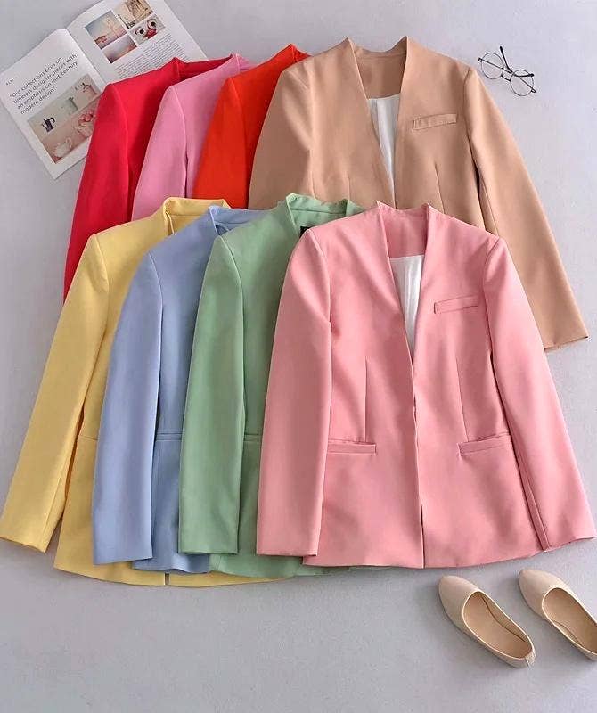 Rosa Clothing - Wholesale Blazer - Women's - Formal multi-color blazer suit cardigan18