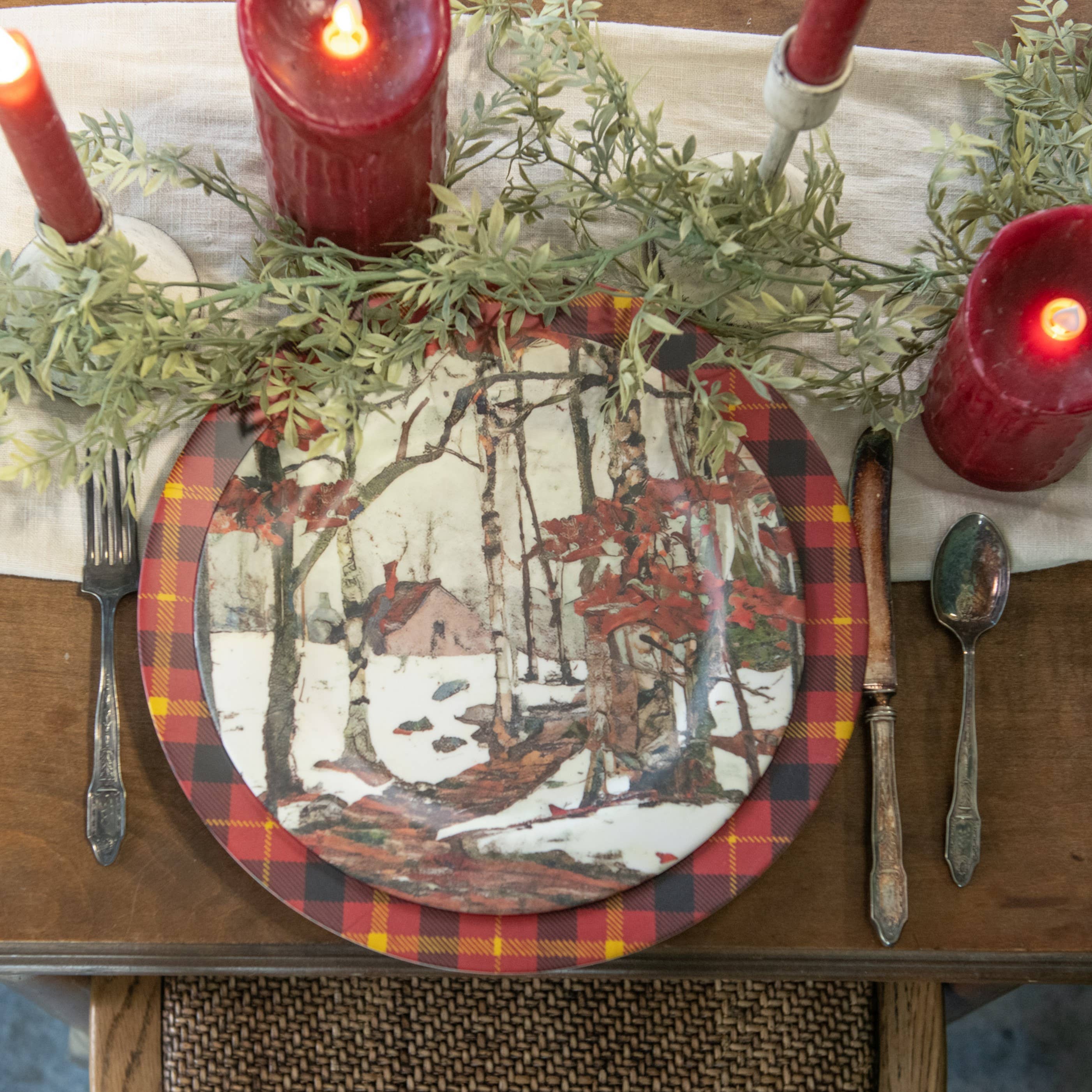 Ragon House - Wholesale Decorative Plate/Dish/Bowl - NECK OF THE WOODS PLATE0