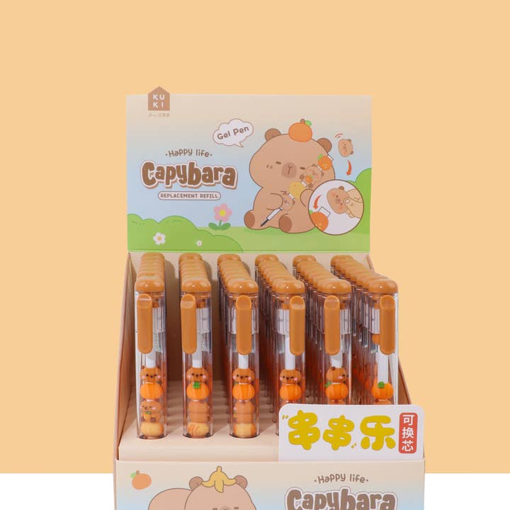 BCmini - Wholesale Pen - Capybara Stack GEL PEN-48