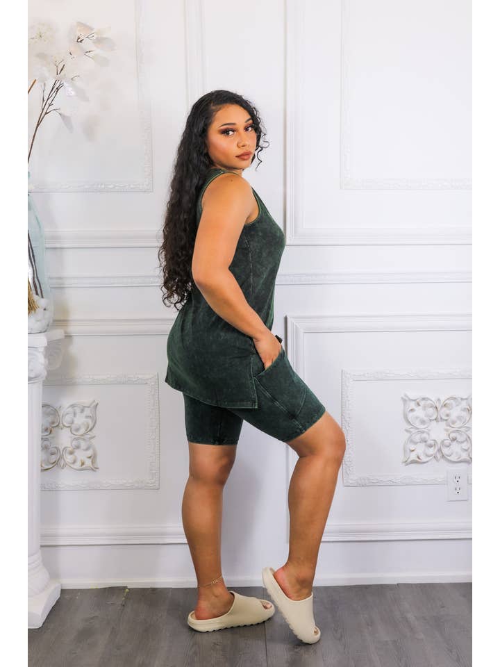 SurelyMine - Wholesale Lounge Set - Women's - Not Your Basic Biker Short Set18