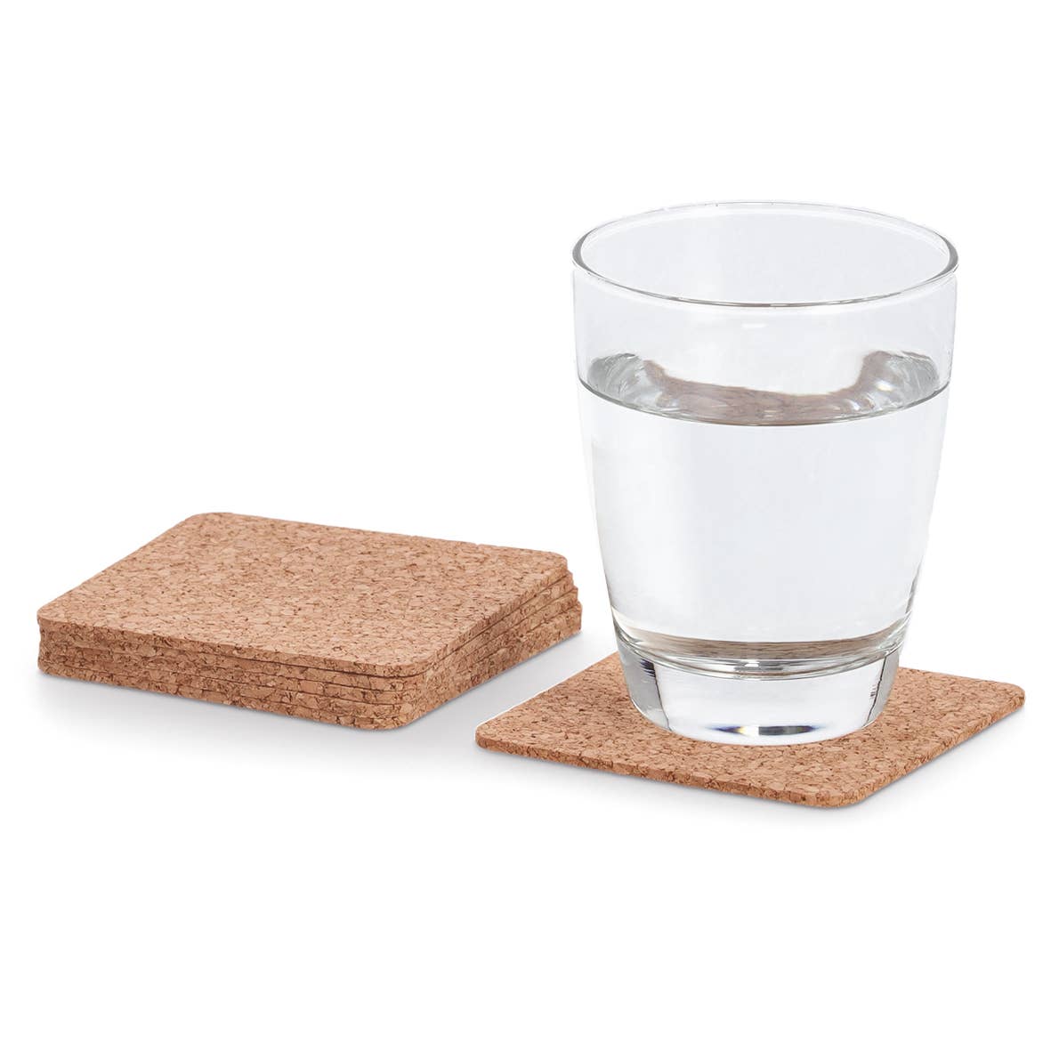 Zeller Present - Wholesale Coasters - Coaster set, 6-piece, cork1