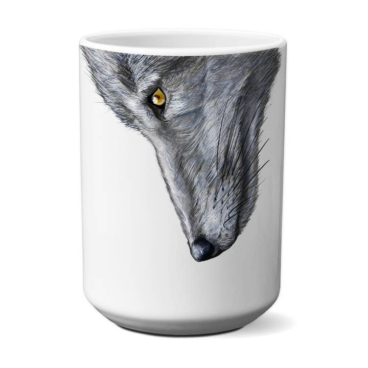 Grey Wolf by Snout Mugs® for wholesale by American Brand Studio