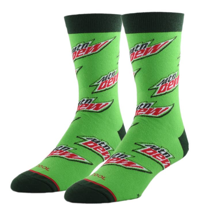Cool Socks - Wholesale Socks - Unisex - Mountain Dew All Over Socks