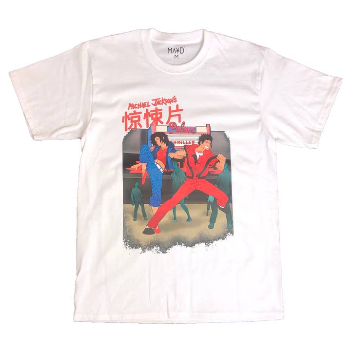 Michael Jackson’s Thriller T-shirt for wholesale by Mayd in America
