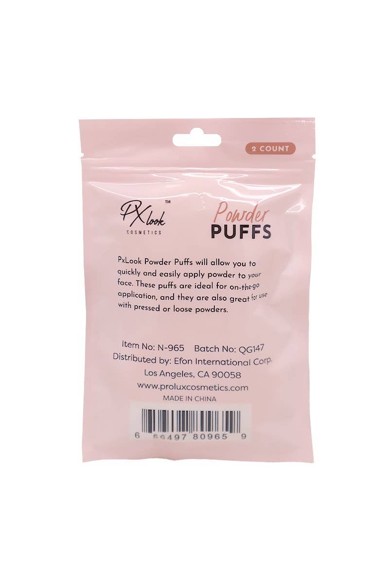 PINEAPPLE Beauty - Wholesale Makeup Sponge/Blender - PxLook N-965 Powder Puffs 2 pcs Set - 12 pc2