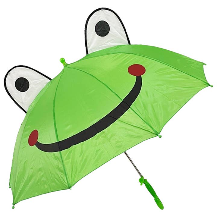 Cap Zone - Wholesale Umbrella - Kids - Kids Pointy Ear Animal Pals Auto Open Umbrella
