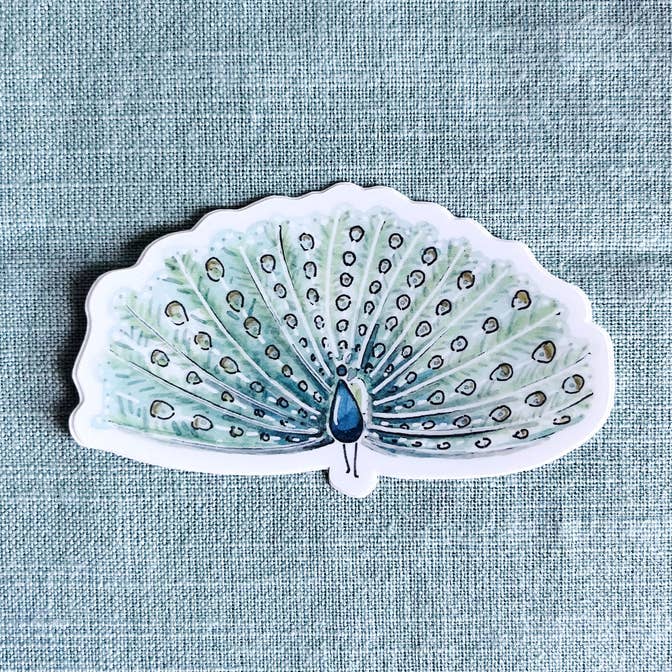 Autocollant Mayfield Peacock pour la vente par watercoloratx