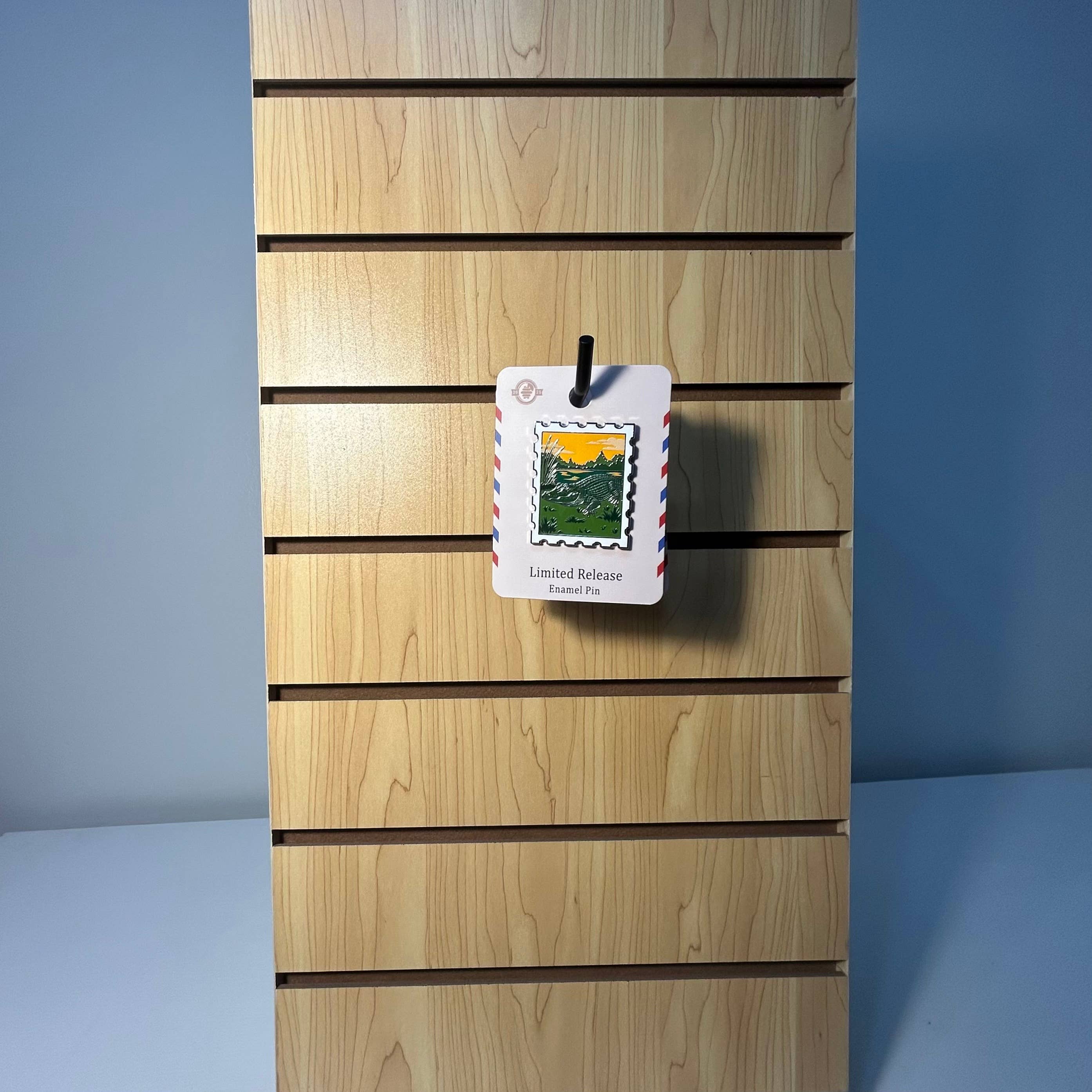 Pin Hive LLC - Wholesale Lapel Pin/Button - American Alligator Postage Stamp Enamel Pin6