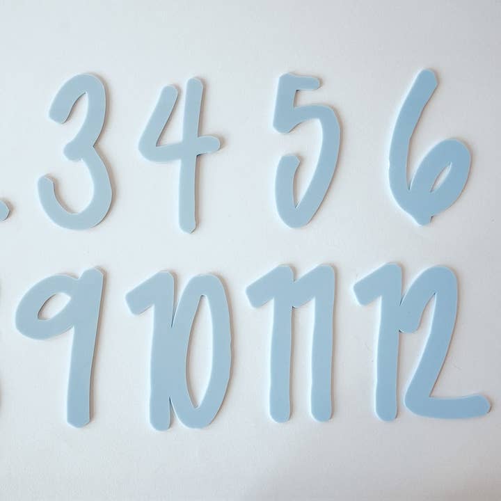 NÚMEROS DE BEBÉ FOTO ACRÍLICO para venta al por mayor de Crea stationery