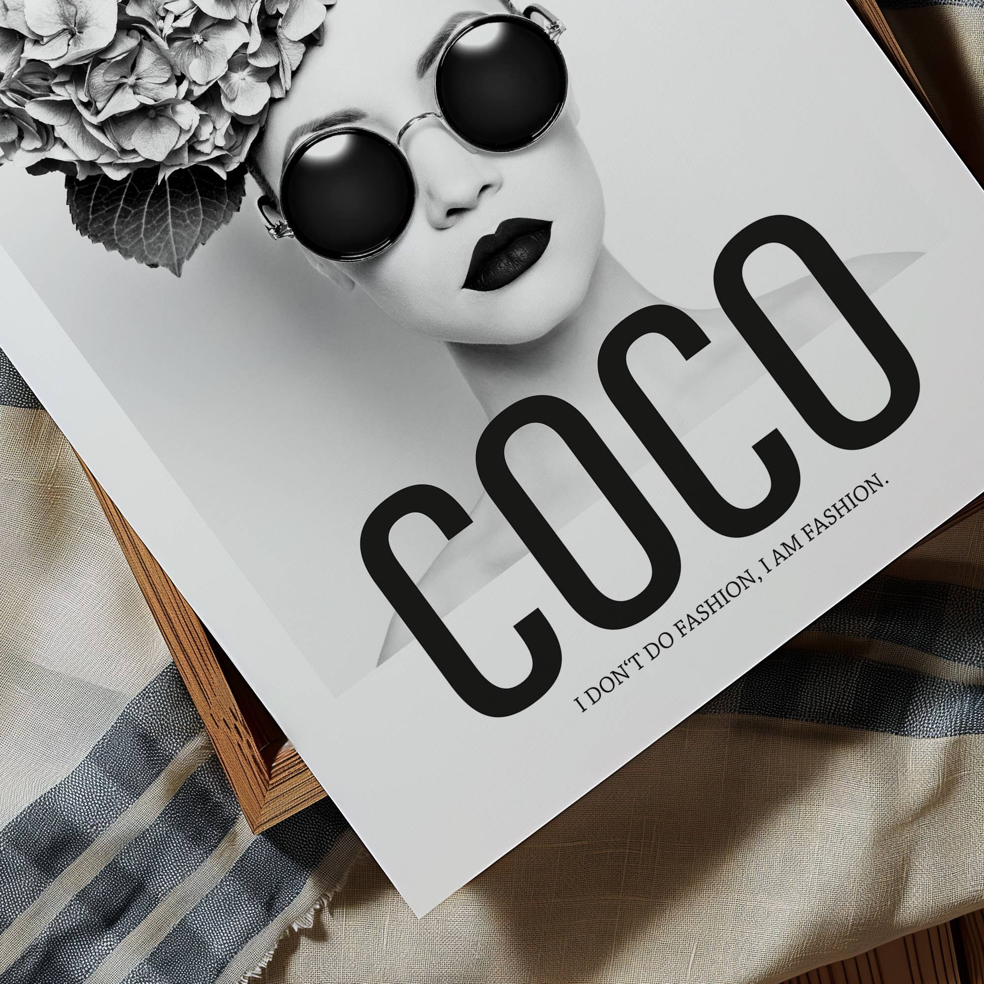 Tales by Jen - Wholesale Poster - Coco - I don't do fashion poster. I am fashion'8