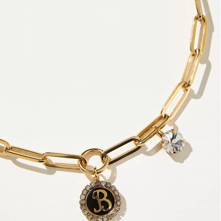 TOVA - Wholesale Pendant/Charm Necklace - Statement Monogram Necklace