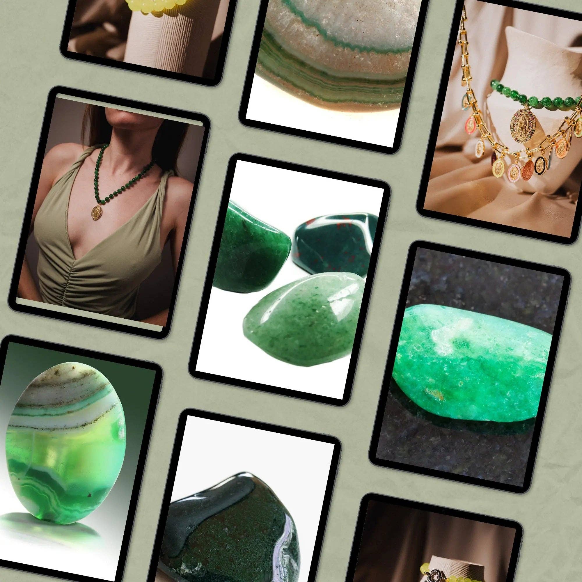 PHOEBE´S – wholesale Hänge-/berlockhalsband – Jungfru Maria Halsband, Naturlig Stenkedja, Handgjord Gåva1