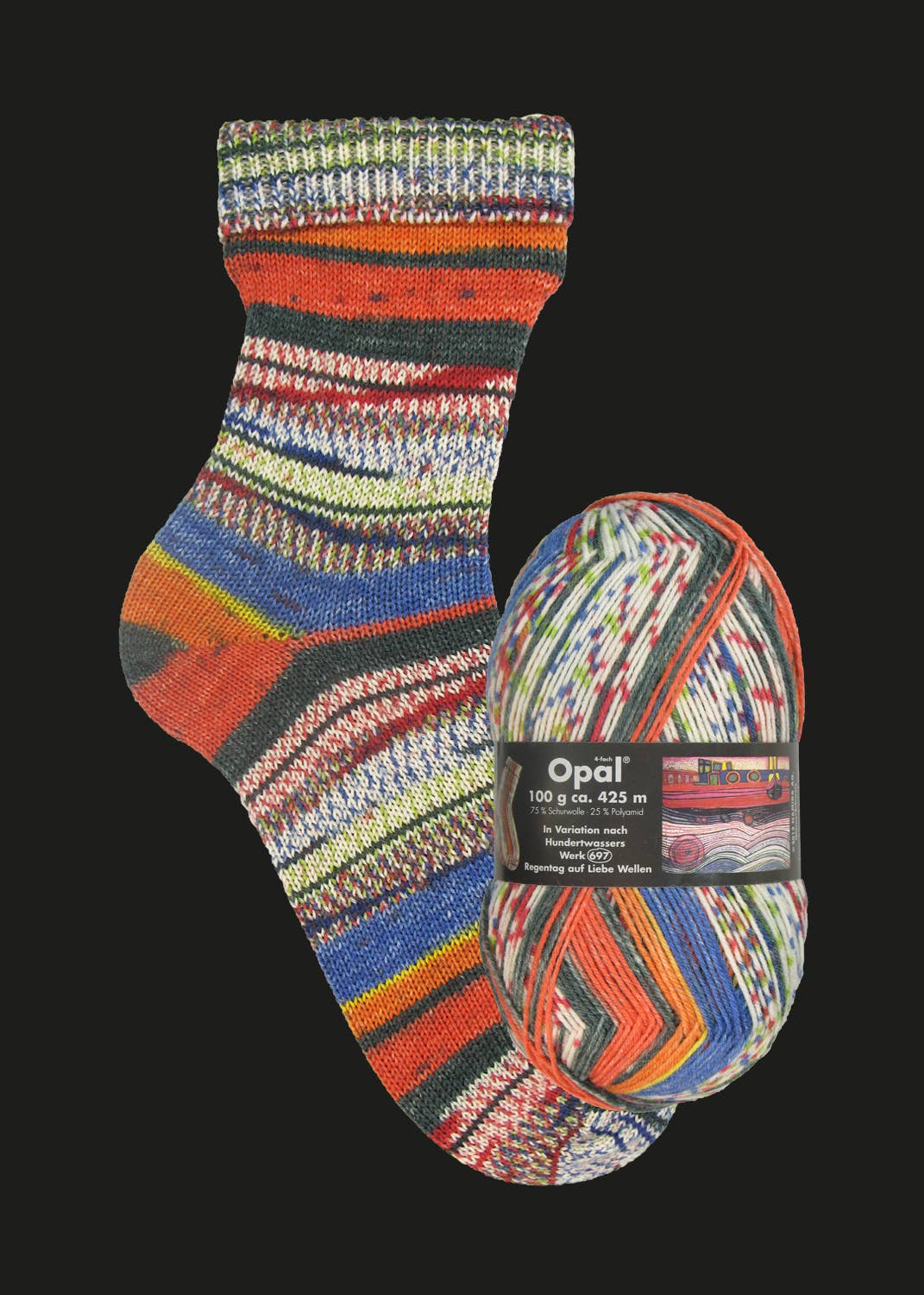 SCHULANA - Wholesale Yarn - OPAL sock yarn after Hundertwasser 4-ply5