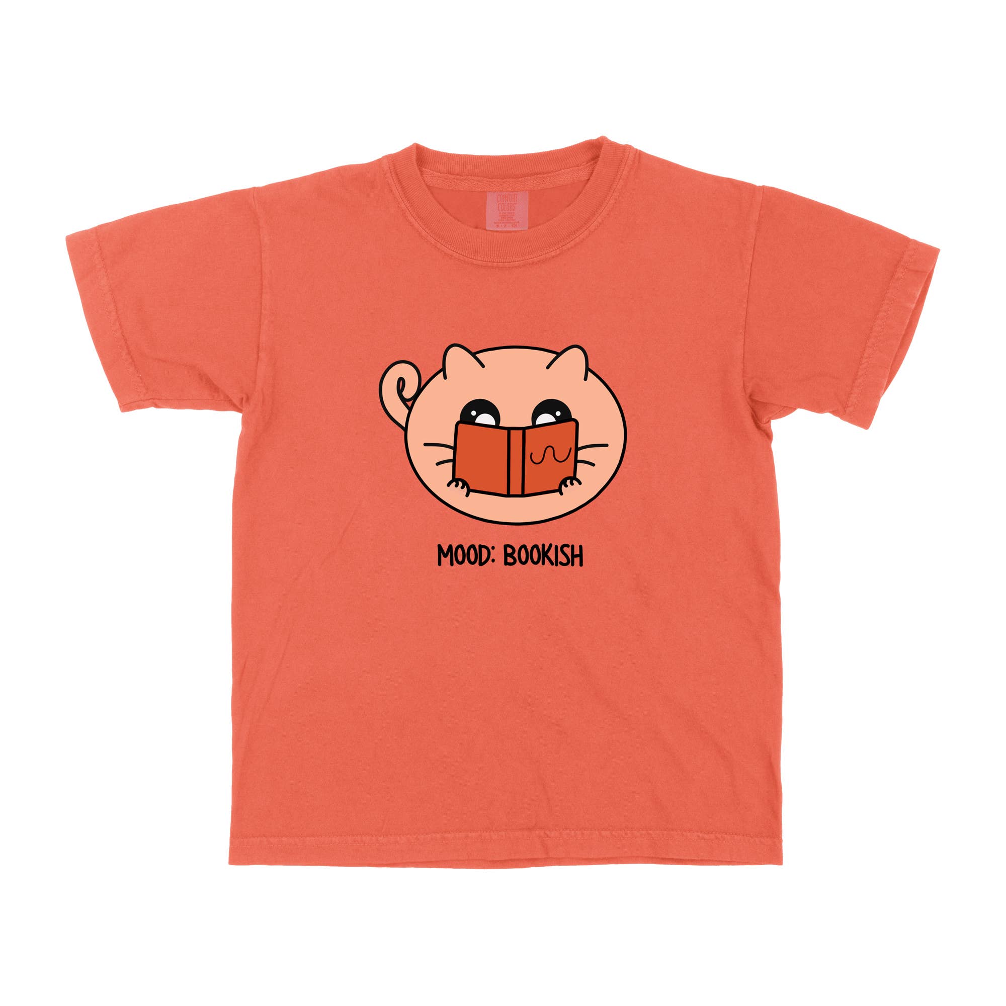 Moodicats - Wholesale Screen Printed T-Shirt - Kids - Bookish Cat Mood Kid T-Shirt3