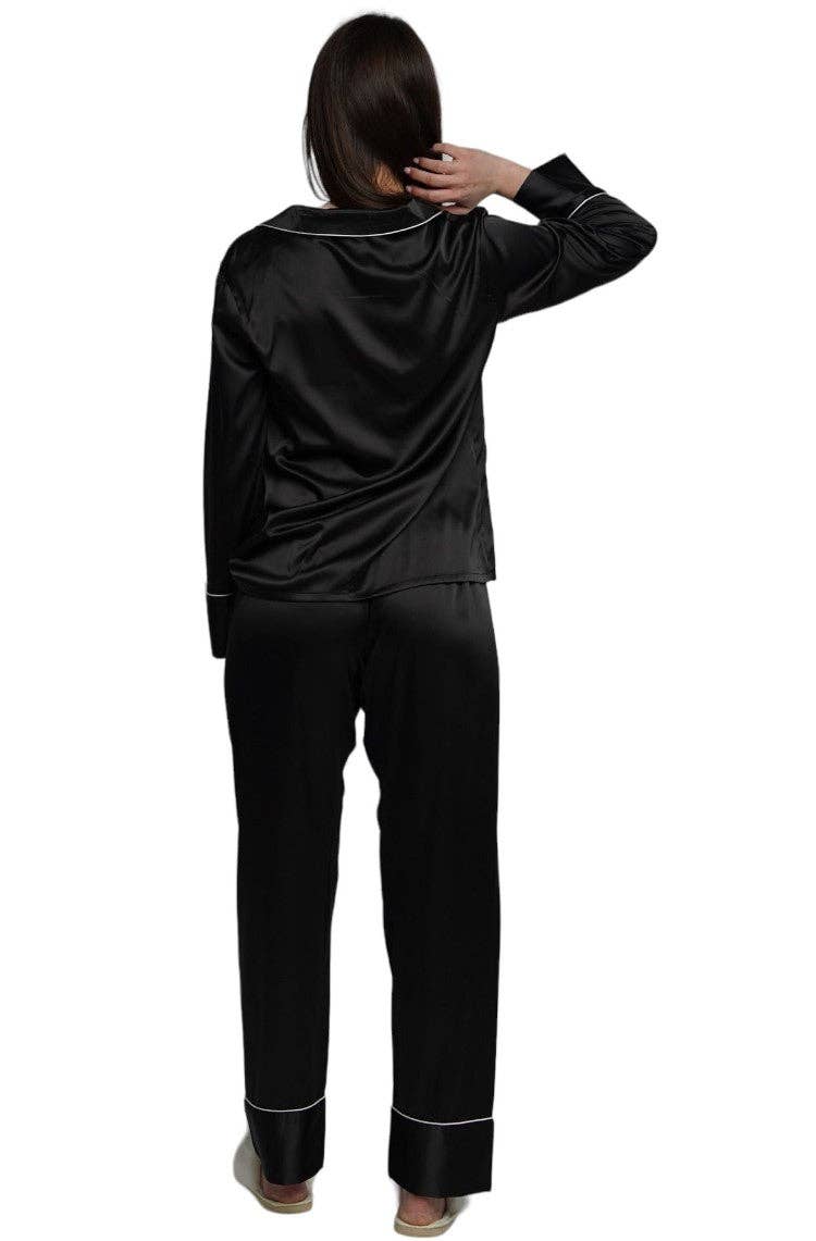 Taniri – wholesale Sleepwear set – Women's – ASHLEY LONG MATTE SATIN  PAJAMAS7