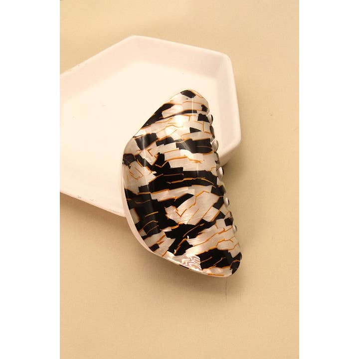 JOSSLYN by wall to wall - Wholesale Hair Clip - Women's - SHINY OVAL HAIR CLAW CLIPS | 40H4615