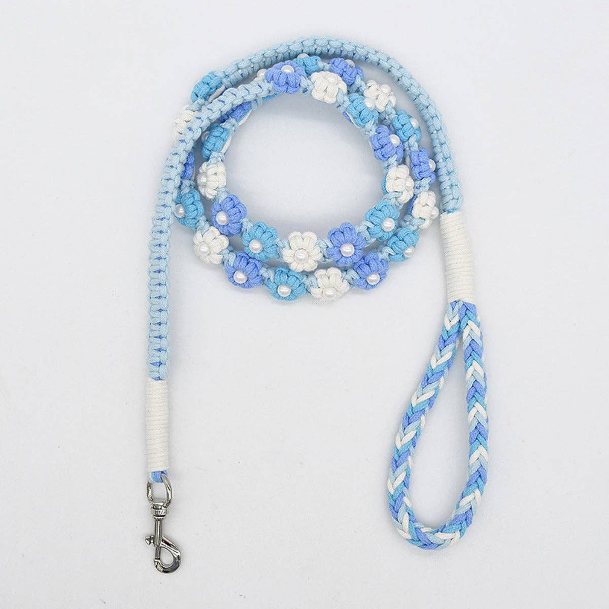 Cheerhunting - Wholesale Pet Leash - Dog - Loofie - Floral Braided Dog Leash0