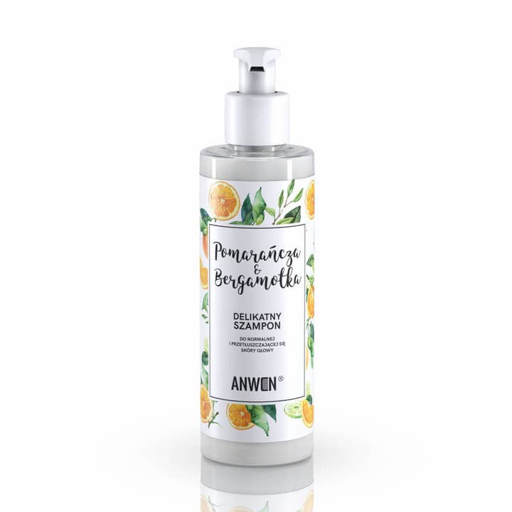 Anwen shampoo orange and bergamot 200ml for wholesale by Anwen