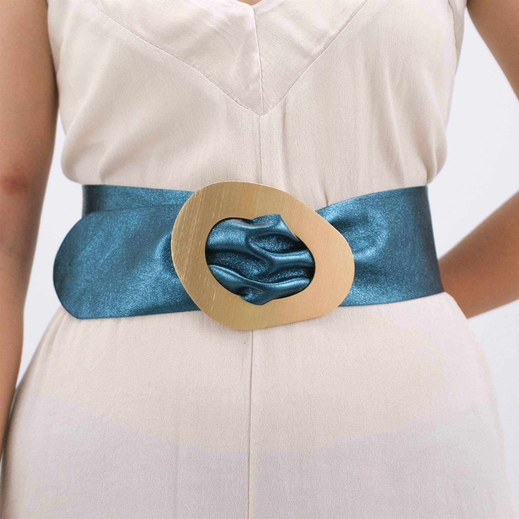 Cecile Wang - Wholesale Belt - Women's - Shiny leather belt 8500550