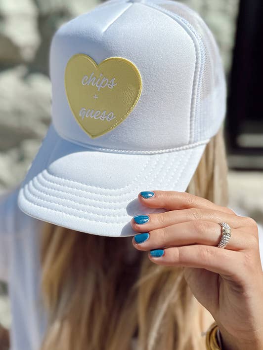 Chips + Queso Trucker Hat for wholesale by Social Statement