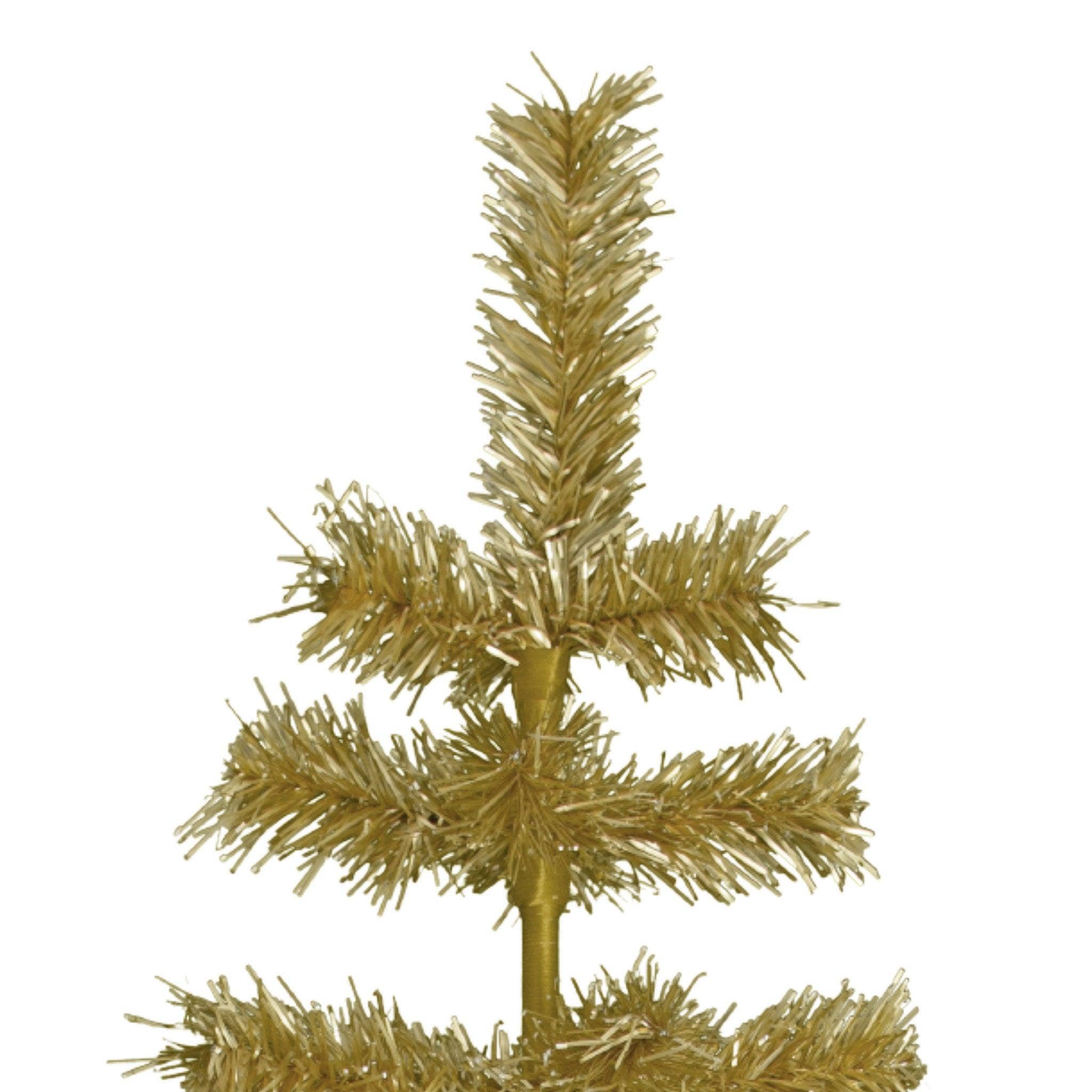 Lee Display - Wholesale Christmas Decoration - Antique Gold Tinsel Christmas Tree18
