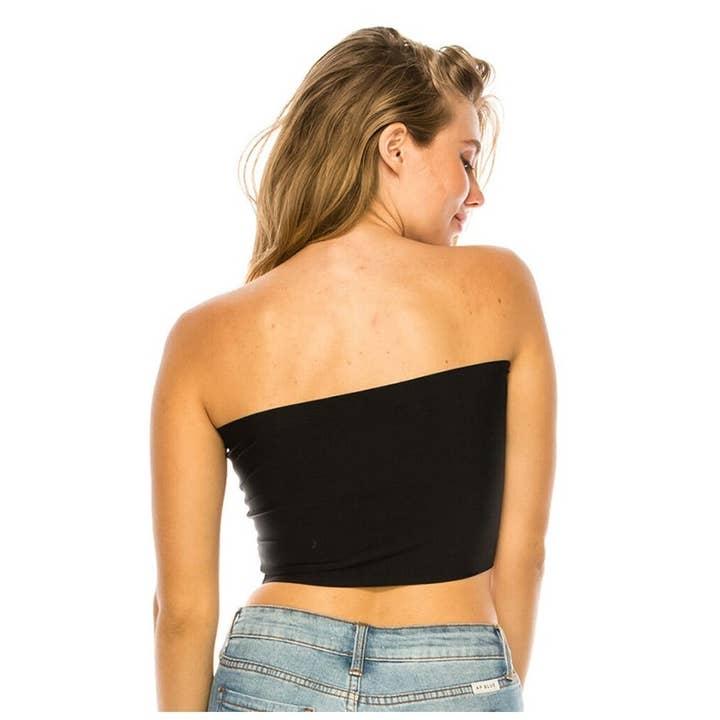 Paperdoll - Vente Bustier – femme - Bustier sans bretelles en tube 90% polyamide 10% élasthanne2