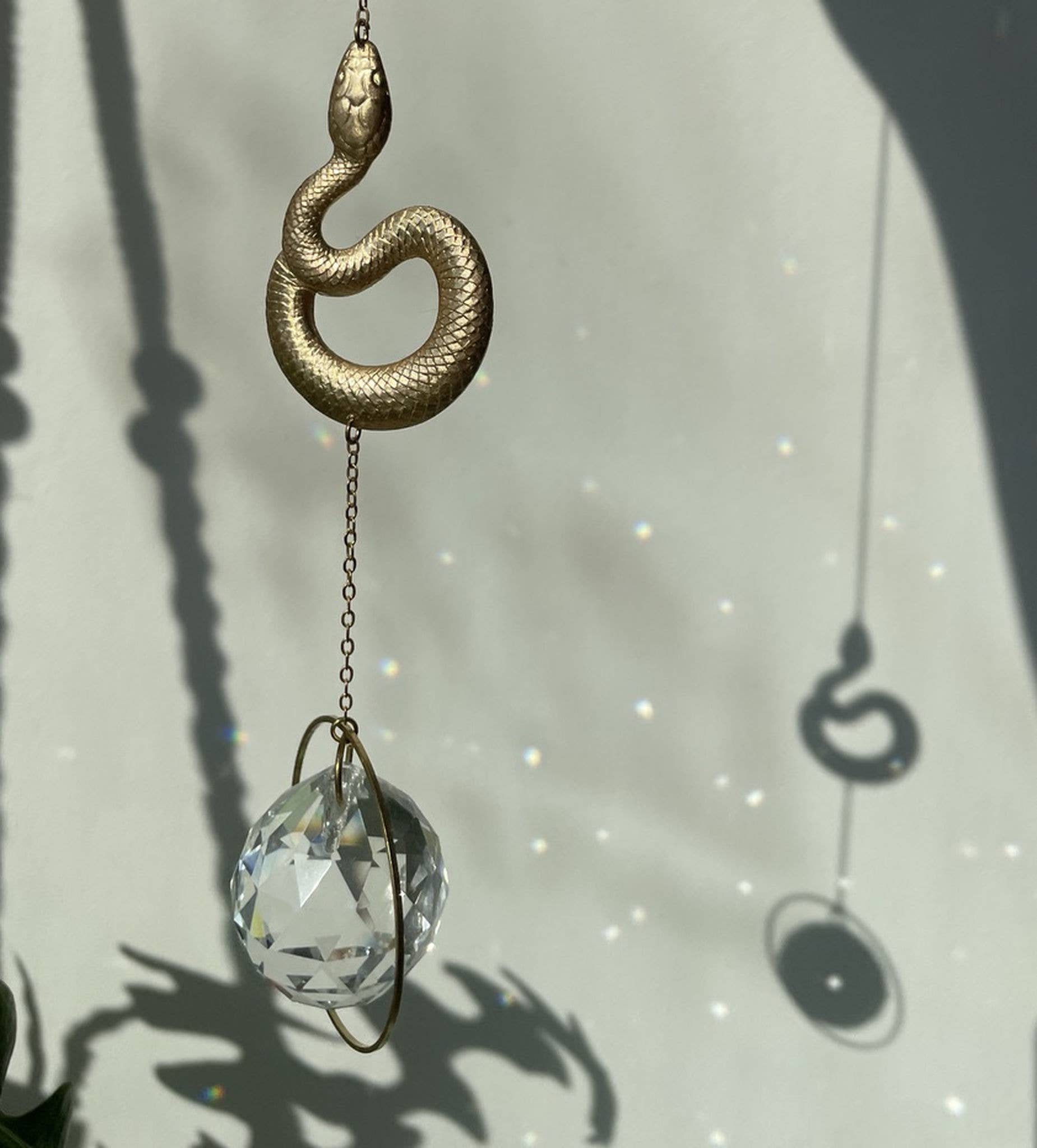 von Lani = Jewellry + Suncatchers - Wholesale Suncatcher - Suncatcher snake2/ light catcher/window crystal/prism3