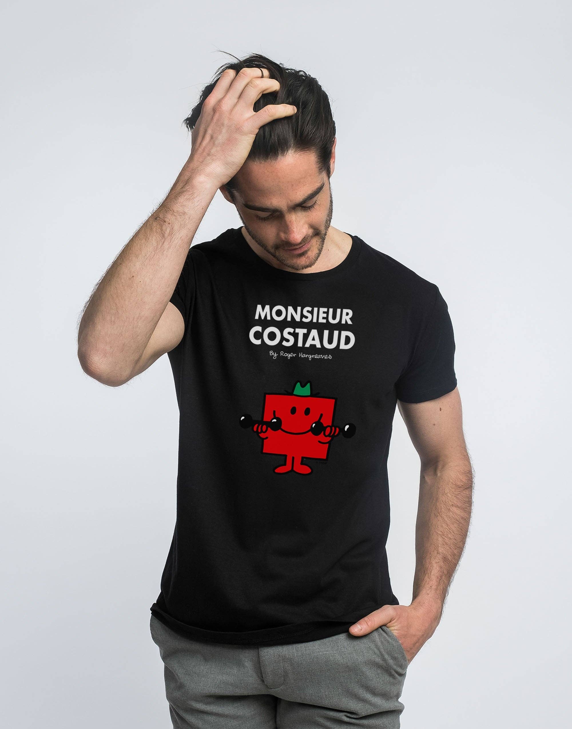 Le Roi du T-shirt – wholesale T-shirts med screentryck – Herr – Svart Herr T-shirt Herr Stark