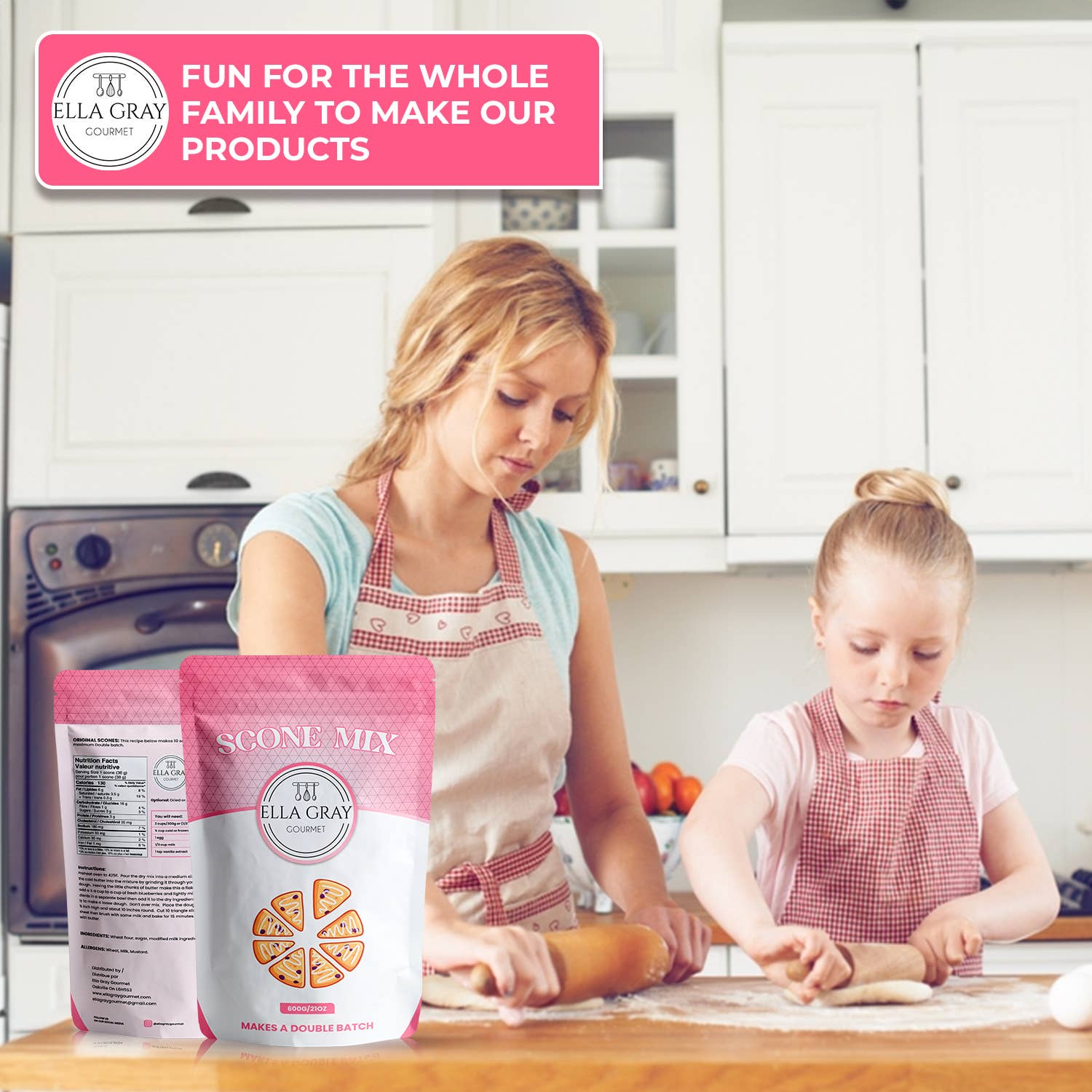 Ella Gray Gourmet - Vente Préparation pour biscuits - Mélange Scone6