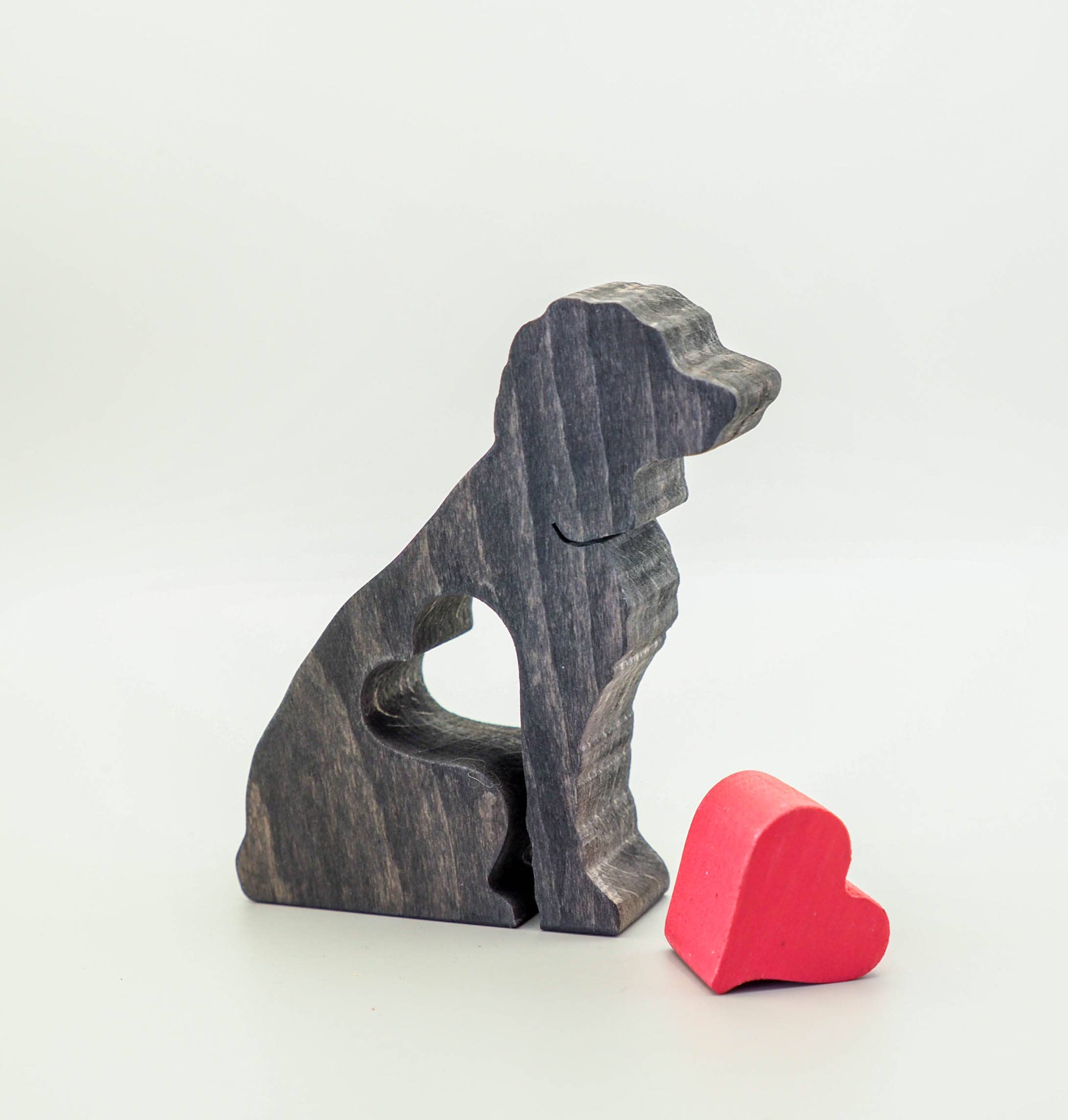Wood Metamorphosis - Wholesale Decorative Figurine - Cockapoo - Minimalistic wooden dog figurine keepsake2