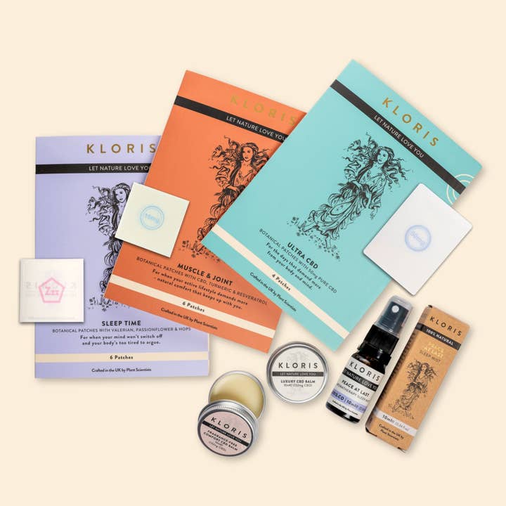 KLORIS – wholesale Topical wellness patches – Kloris CBD Discovery Set – Calm, Comfort & Sleep Collection 8
