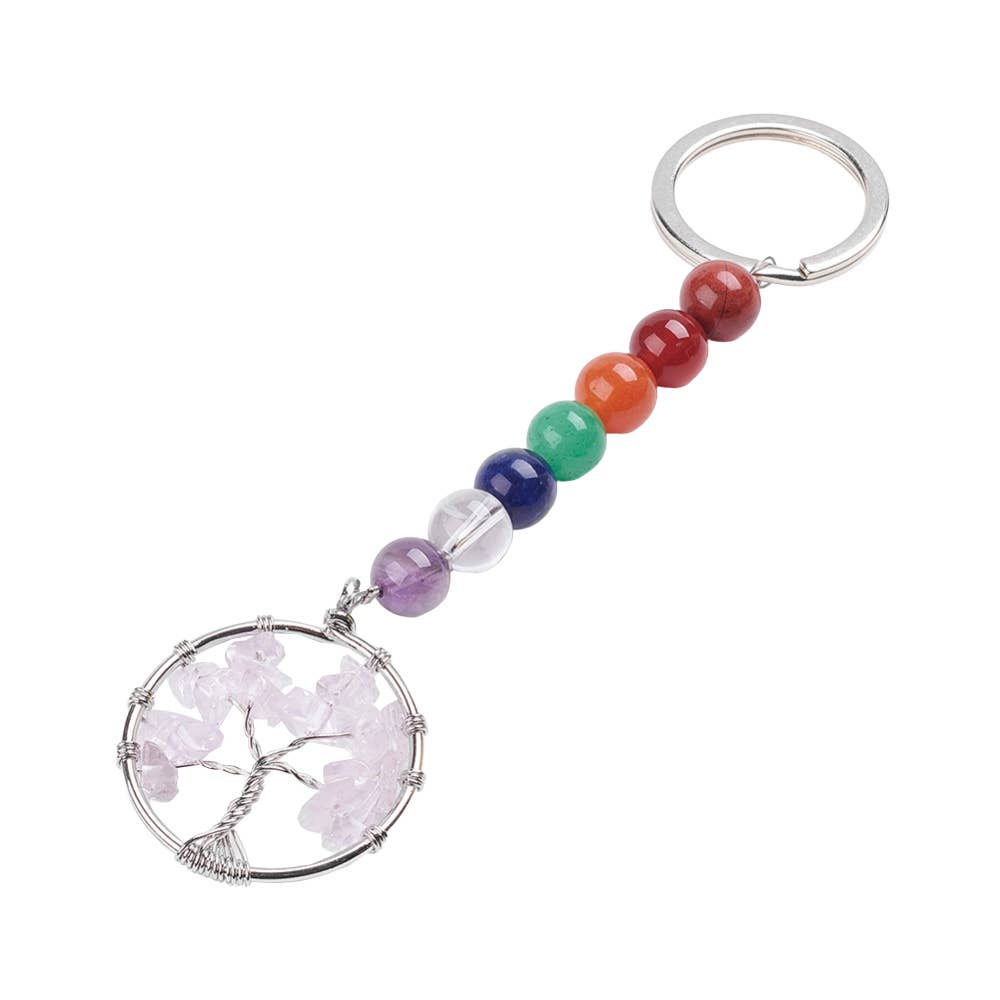 VIE – wholesale Keychain – Unisex – Mixed Gemstone Keychain0