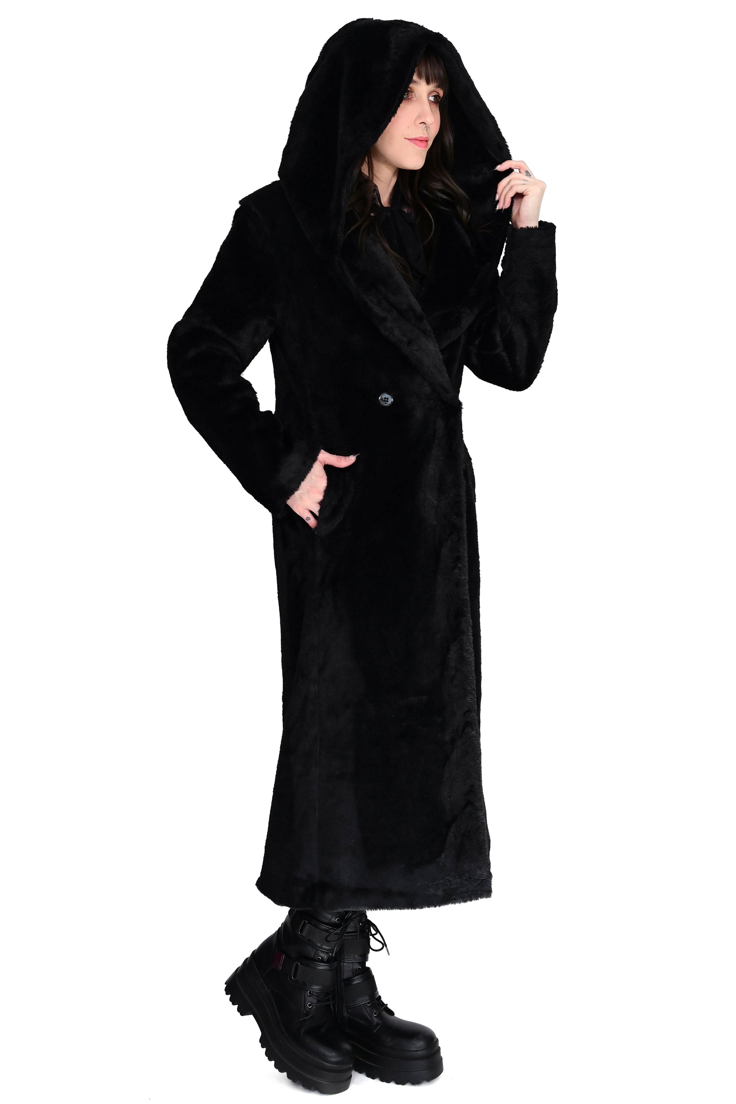 Foxblood - Wholesale Fur/Faux Fur Coat - Women's - Thora Faux Fur Coat7