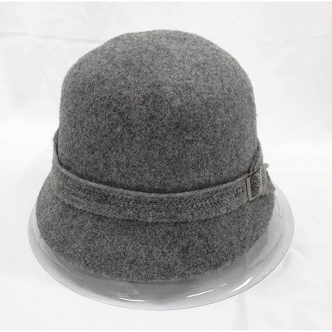 Comfortarians - Wholesale Bucket Hat - Women's - FW Women's Bunge Riding Hat Wool Hat Cloche Hat Bucket Hat3