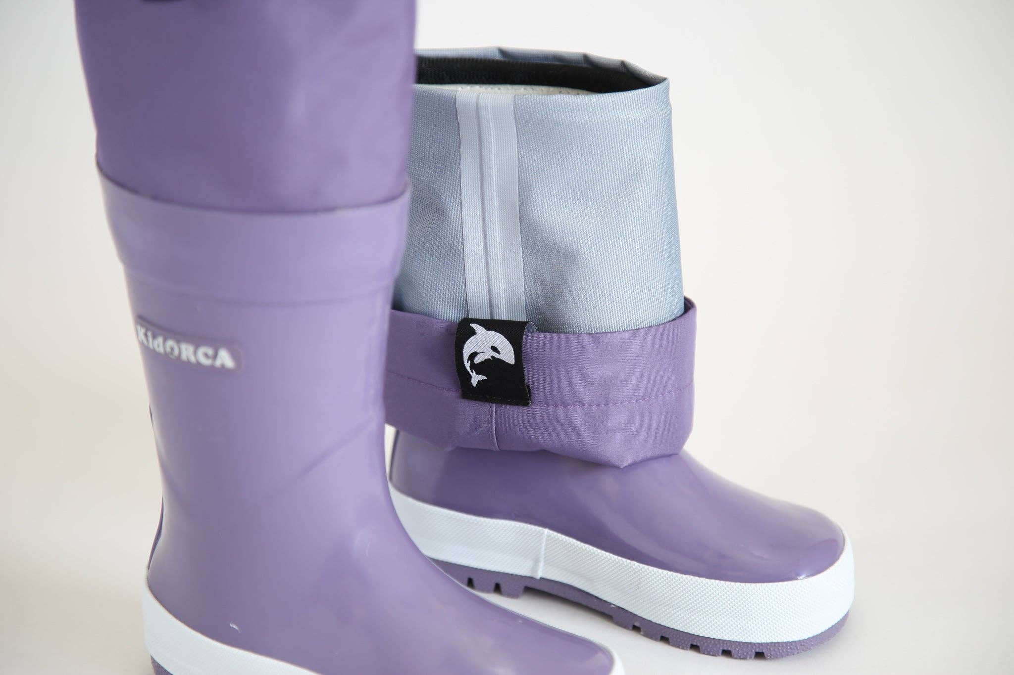 KID.ORCA - Wholesale Rain Boots - Kids - Kids Rain Boots with Above‑Knee Waders – Grape2