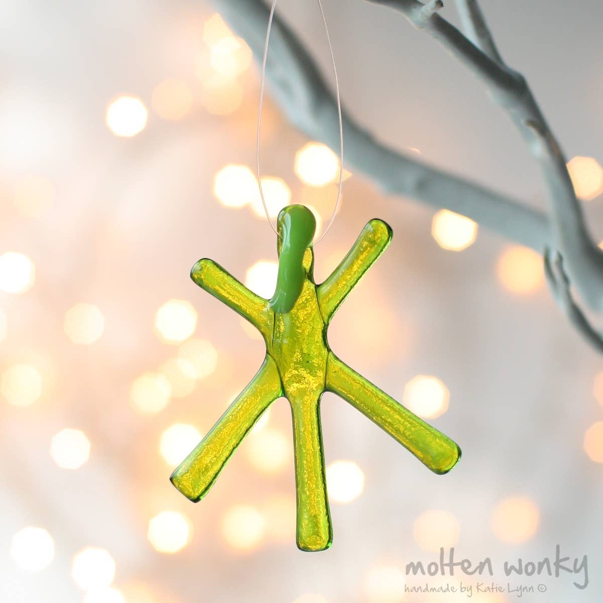 molten wonky – wholesale Ornament set – Colourful Transparent Small Stars3