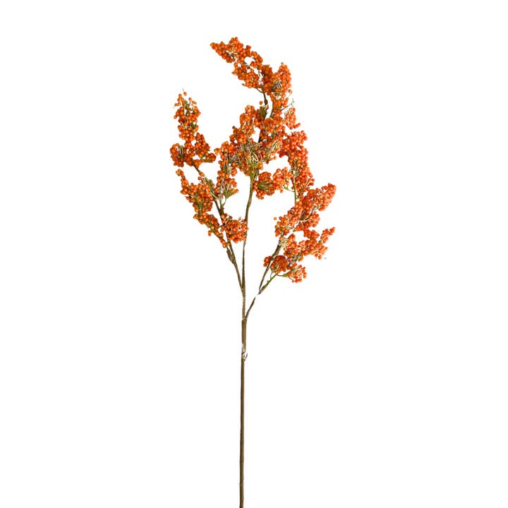 32" Orange Berry Spray 64324-OR for wholesale by Trendy tree