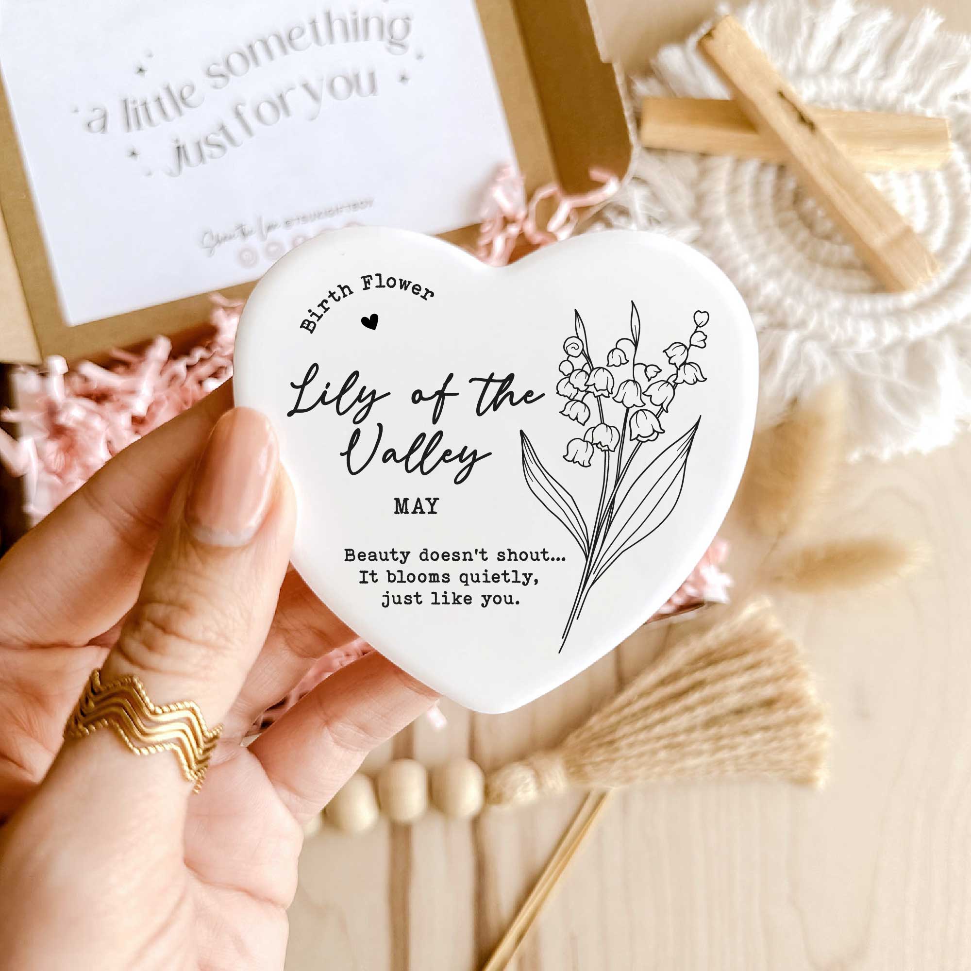 Tsuki Box - Wholesale Magnet - Birth Flower Magnet – Lily of the Valley - May | Ceramic2