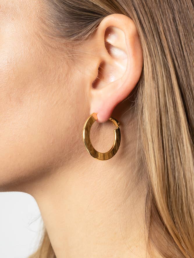 Omega-sluiting van 14-karaats goudkleurig metaal voor wholesale door Hana