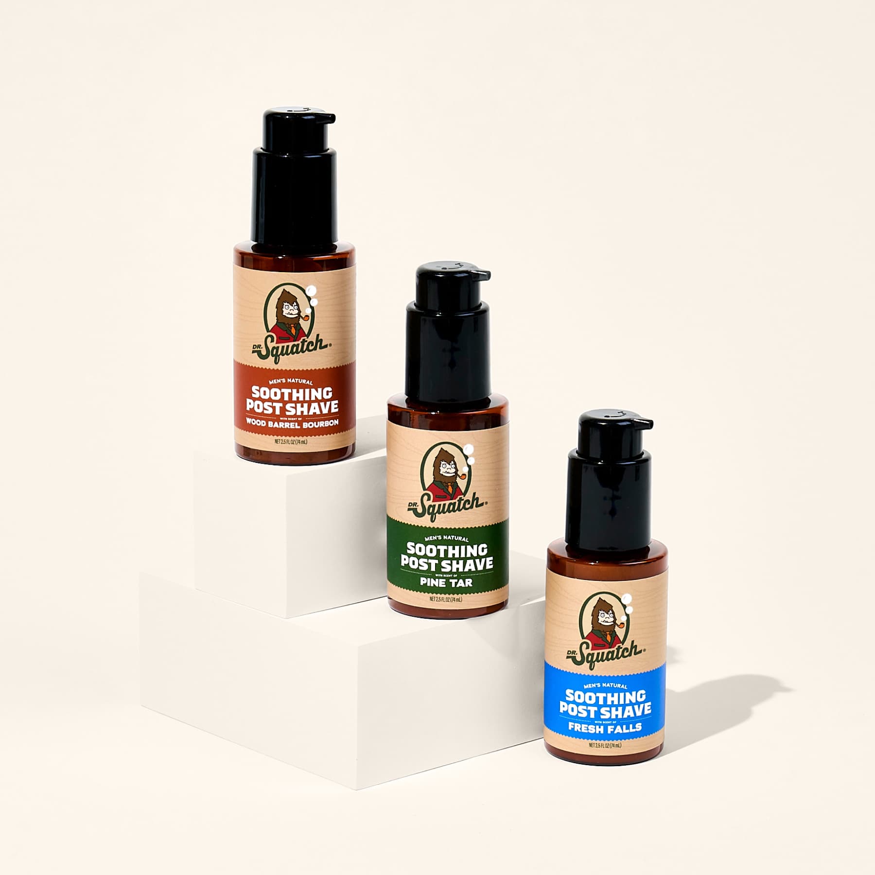 Dr. Squatch - Wholesale Aftershave - Men's - Soothing Post Shave Wood Barrel Bourbon - 6 Units2