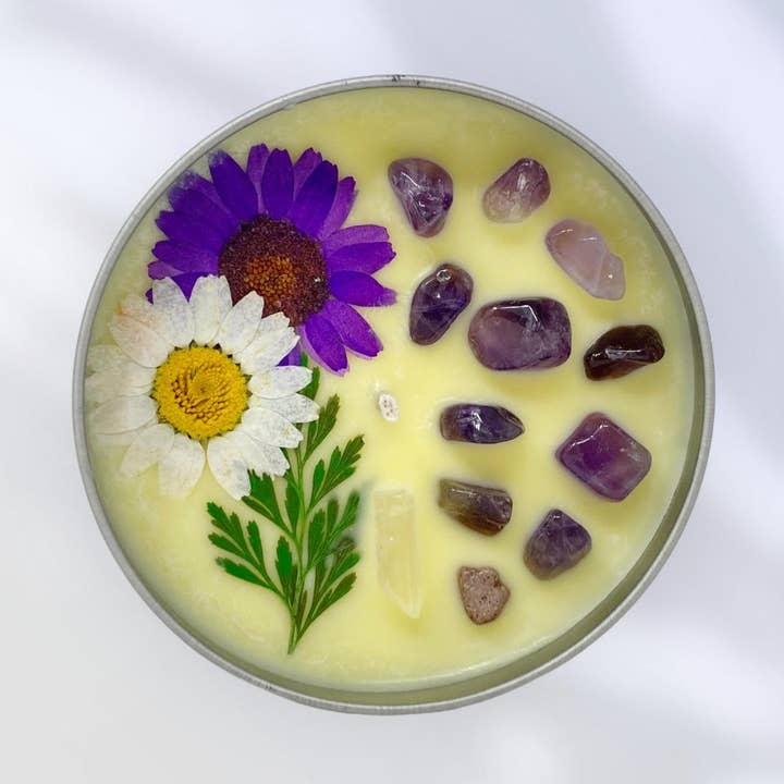 Vela de flor de salvia y piña para venta al por mayor de Fleetwood Candle Co.